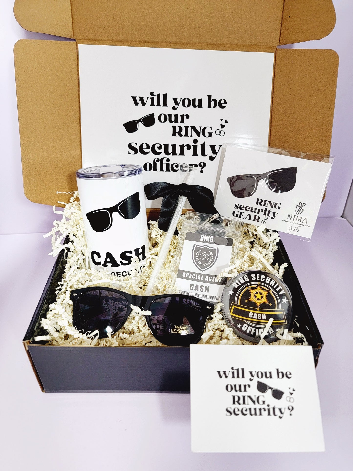 Ring bearer gift set ready to ship – personalized gifts by NIMA Gifts