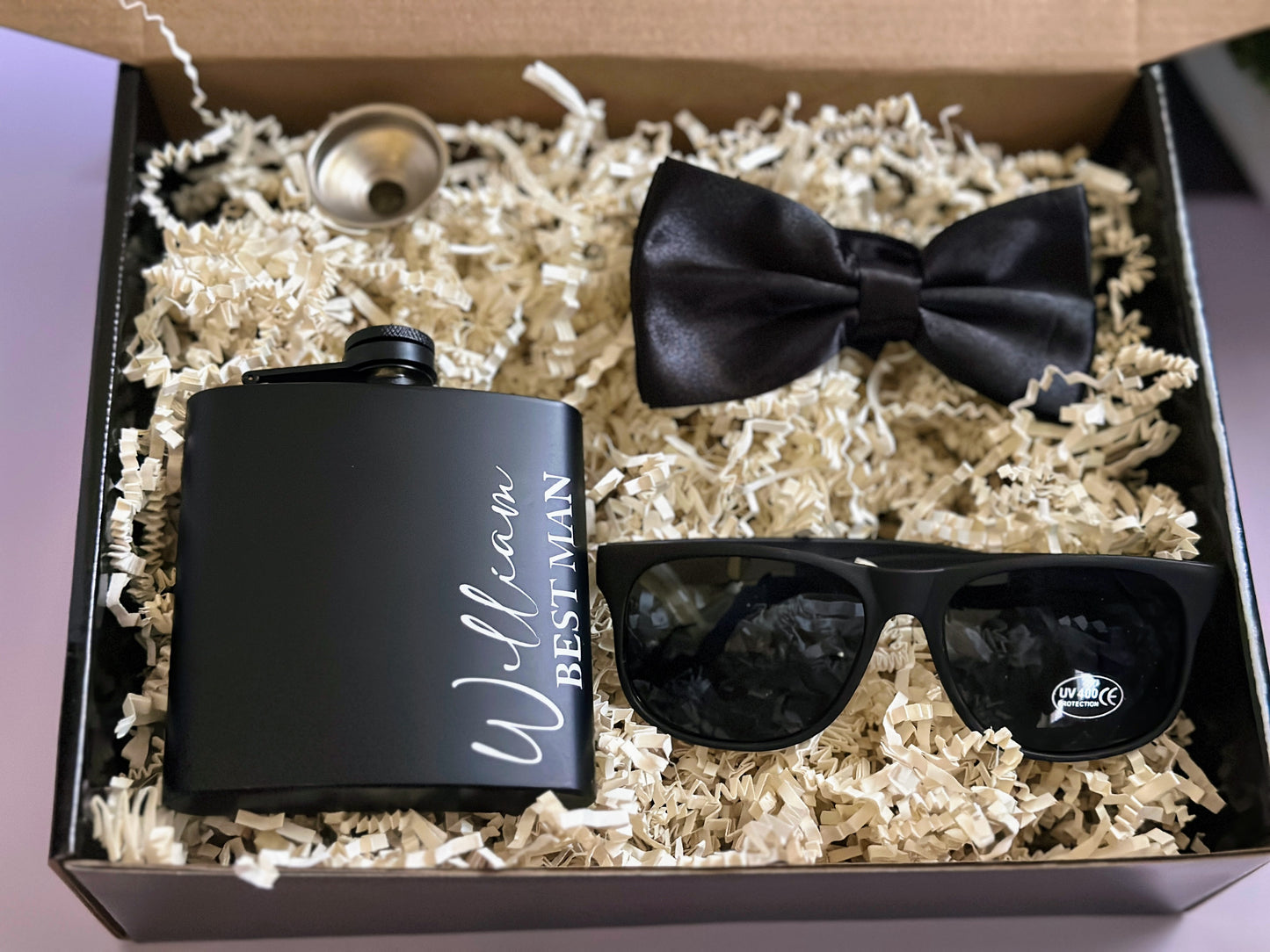 Will you be my groomsman? This personalized proposal box makes the perfect groomsmen gift or best man gift for your big day. GPGB017