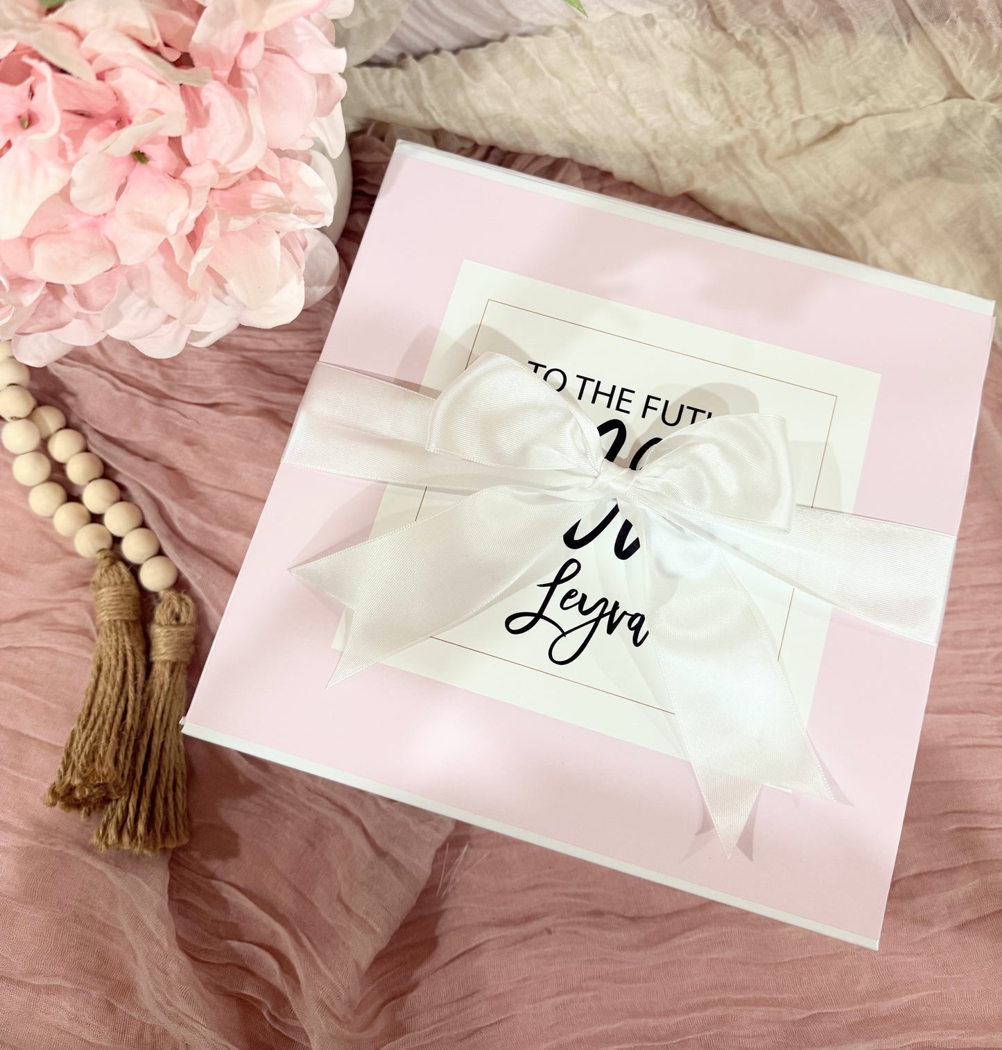 Future Mrs." Engagement Gift Box – Personalized Bride Mug, Ring Dish, Champagne Flute & Bridal Shower Must-Haves! BGB005