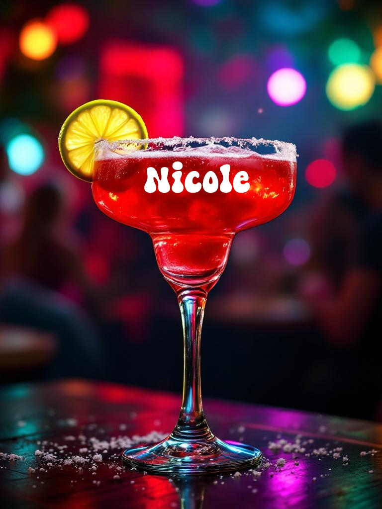 Personalized Margarita Glass – Custom Name | Bachelorette & Girls Weekend - BMPB032