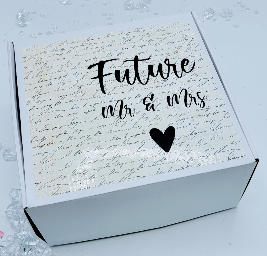 Engagement Gift Box for Couple Unique Bride and Groom Gift, Wedding Gifts Box, Engagement Gifts for Couple-EGFC002C
