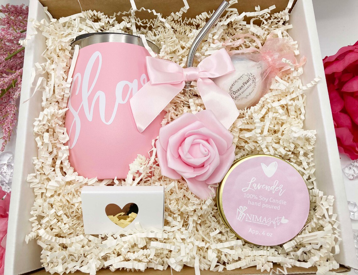 Birthday Gifts for Her Personalized, Gift Basket for Women Birthday, Birthday Gift Box for Best Friend Mom Sister Wife Coworker-BDGB18