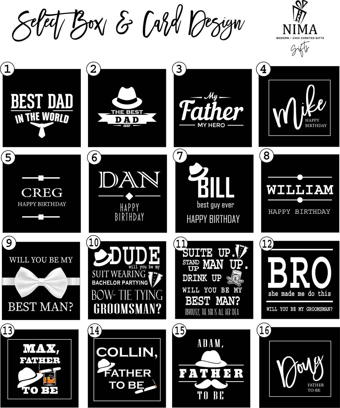 Birthday Gifts for Men, Birthday Gift Box Men, Gift Basket for Men, Boyfriend Gifts Birthday Gifts for Him, Fathers Day Gift -CGBFM006