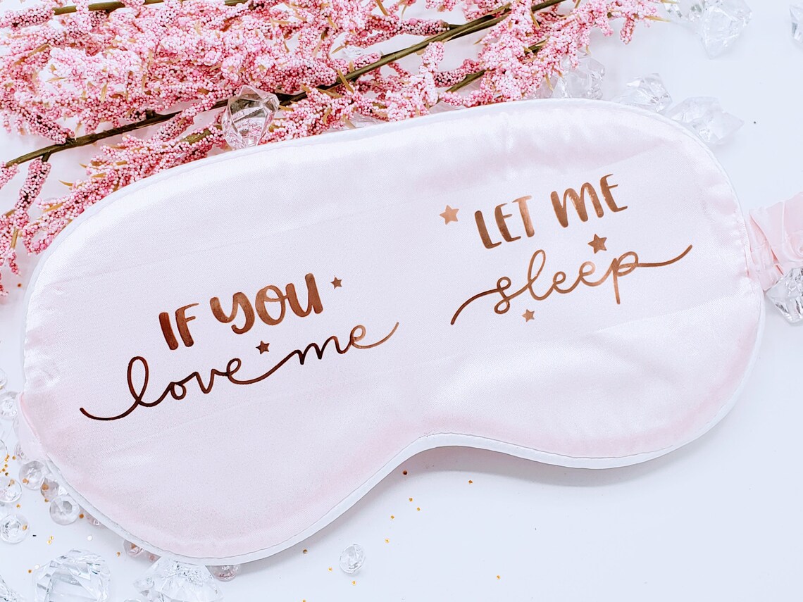 Bridesmaid Party Favor Gift, Personalized Sleep Mask, Maid of Honor Gift, Bridesmaid Proposal Gifts, Bride Gift - BMPG05