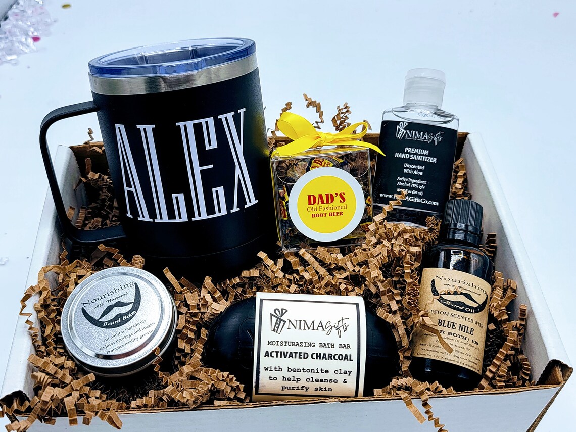 Birthday Gifts for Boyfriend, Fathers Day Gifts for Dad, Personalized Gift For Him, Anniversary Gift Box For Men, Men Gift Box - VDGBM08
