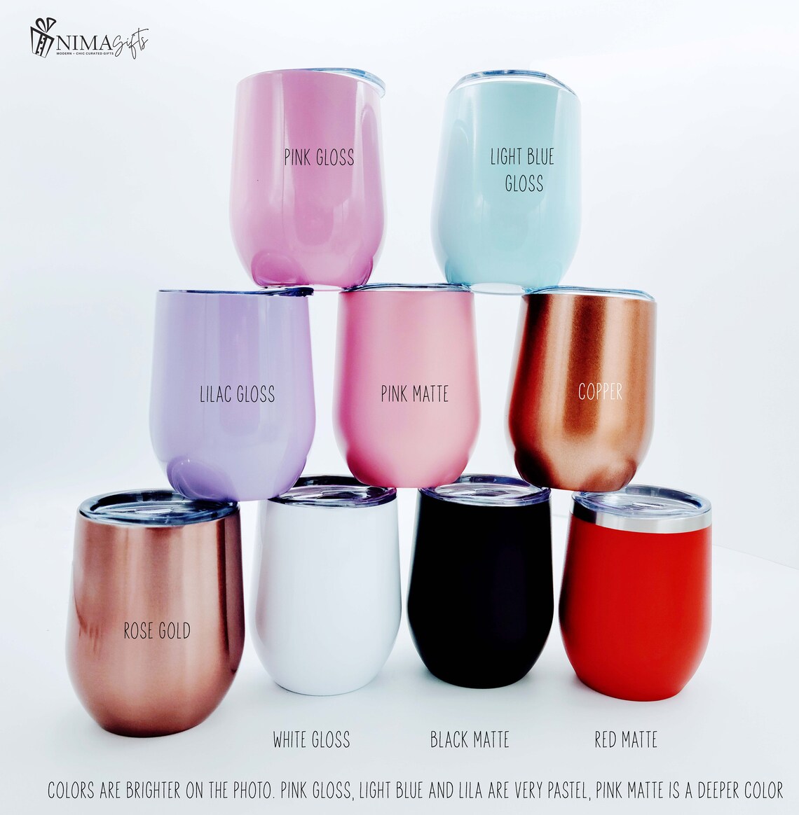 Bridesmaid Tumbler Personalized Bridesmaid Gift, Bridesmaid Proposal Gift Maid of Honor Custom Wine Glasses, Stemless Wine Tumbler - BDWT001