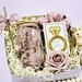 Bridesmaid Proposal Gift Box with Glass Tumbler, Maid of Honor Tumbler, Will You Be My Matron of Honor Personalized Gift Box, BMPB041DR