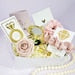 Bridesmaid Proposal Box Set Dusty Rose & Gold, Personalized Bridesmaid Gift Box, Will You Be My Maid of Honor Gift, Glass Tumbler -BMPB043