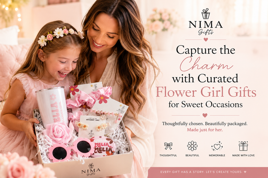 Personalized flower girl gifts and keepsake proposal box ideas for weddings