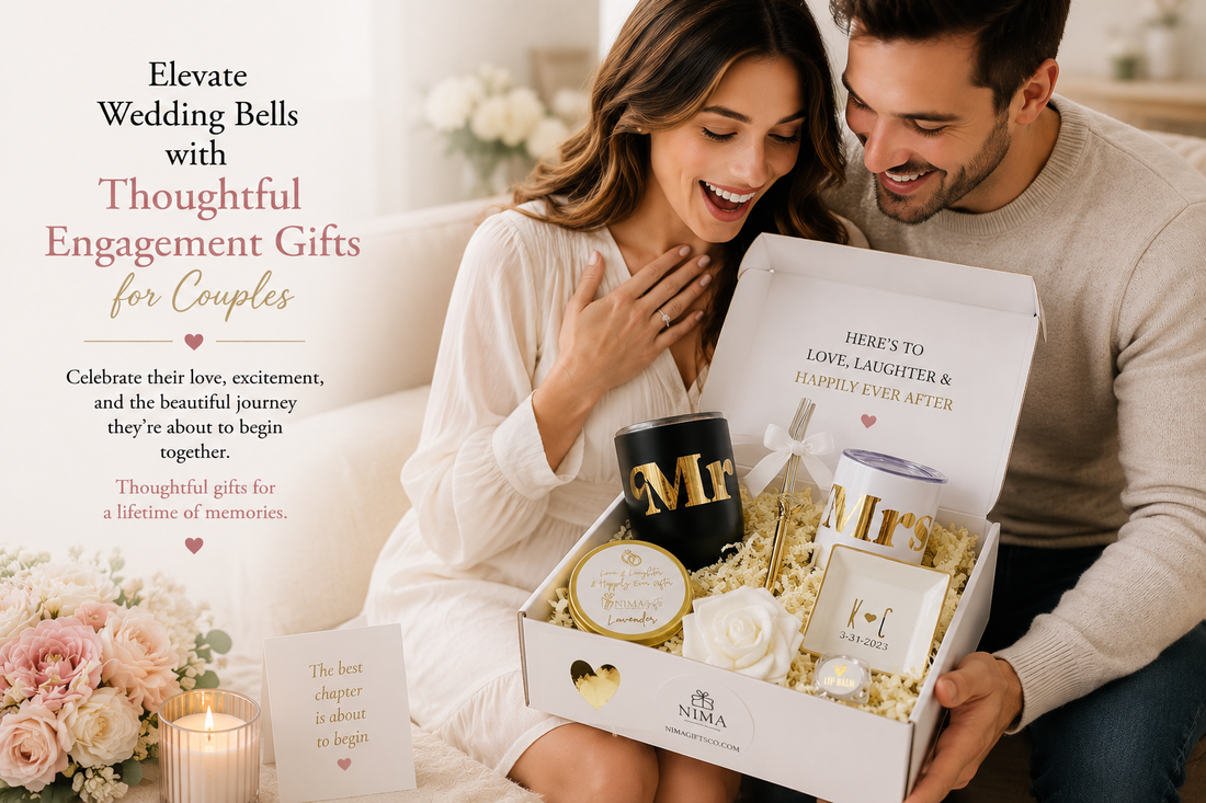 Elevate Wedding Bells with Thoughtful Engagement Gifts for Couples