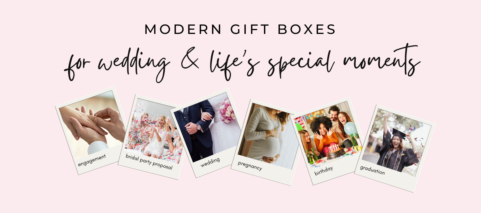 Personalized Gift Boxes for Weddings, Celebrations & Life’s Special Moments