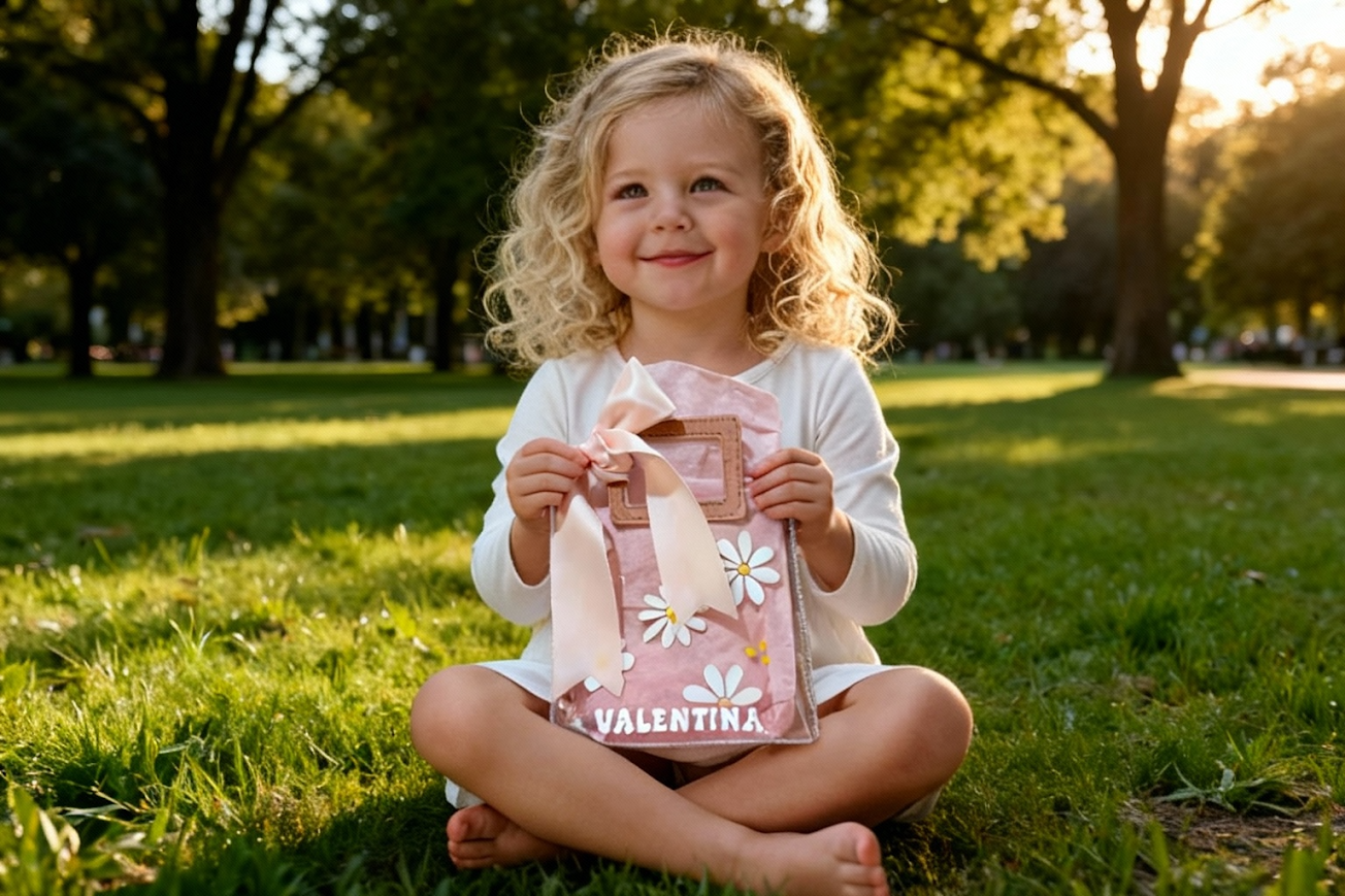 Flower Girl Proposal Box or Gift Bag – Personalized Gift for Junior Bridesmaid - FGGB009