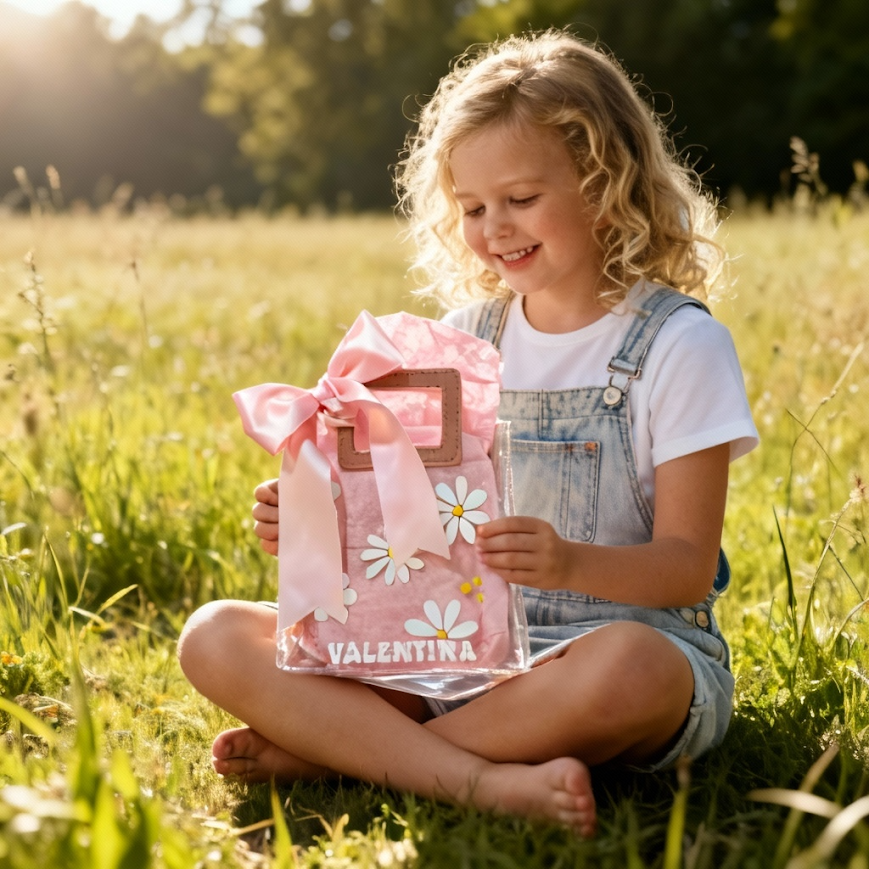 Flower Girl Proposal Box or Gift Bag – Personalized Gift for Junior Bridesmaid - FGGB009