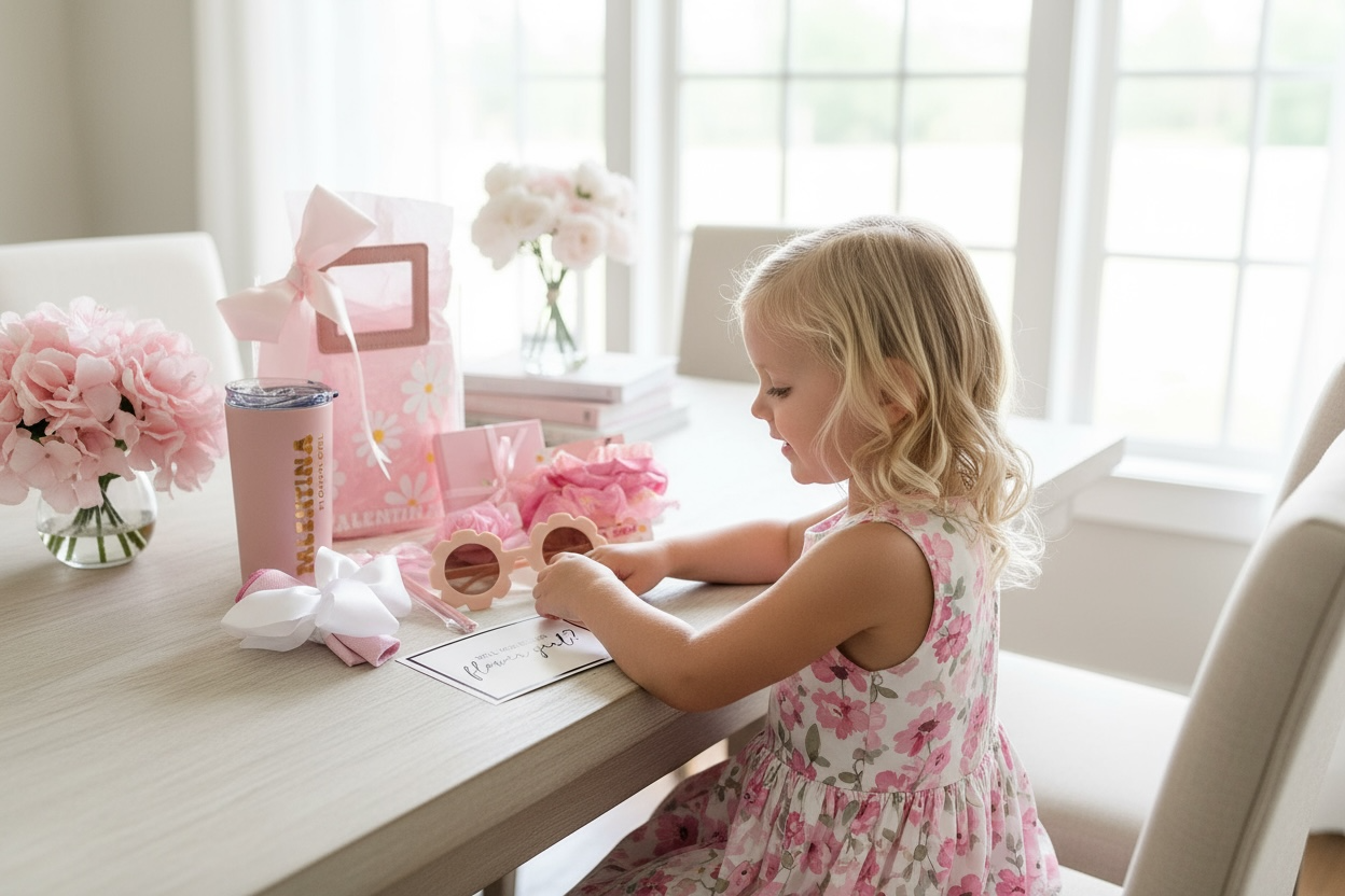 Flower Girl Proposal Box or Gift Bag – Personalized Gift for Junior Bridesmaid - FGGB009