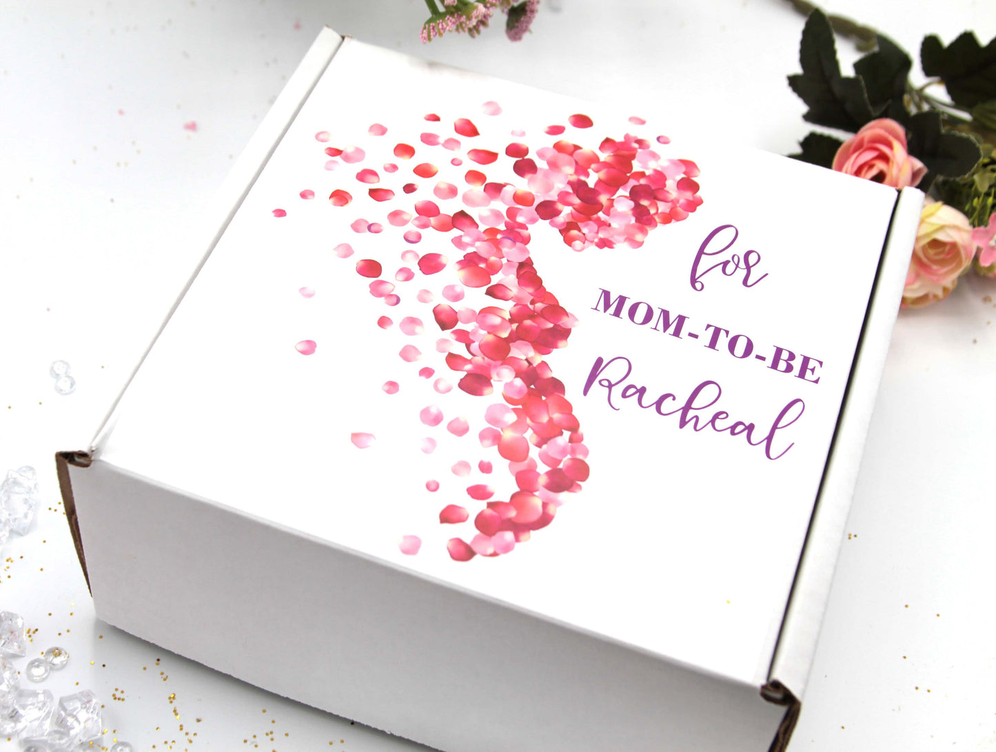 Pregnancy Gift Box, Mommy To Be, Spa & Tea Gift Set