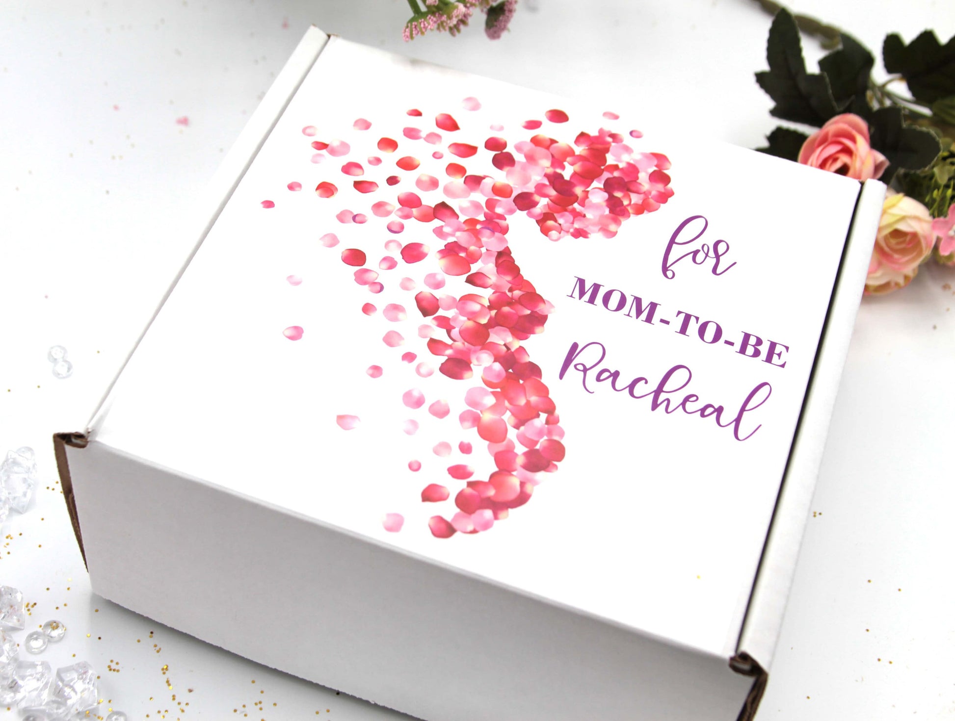 Pregnancy Gift Box, Mommy To Be, Spa & Tea Gift Set