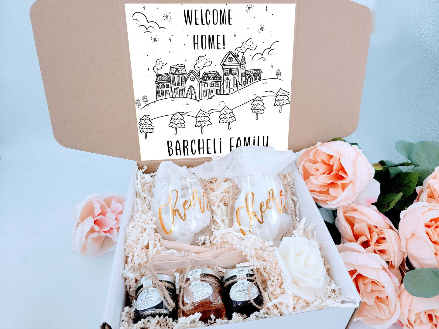 Personalized Housewarming Gift Box – The Perfect New Home Gift for Friends, Clients & Loved Ones. Celebrate Their New Space Today!- HWGB04