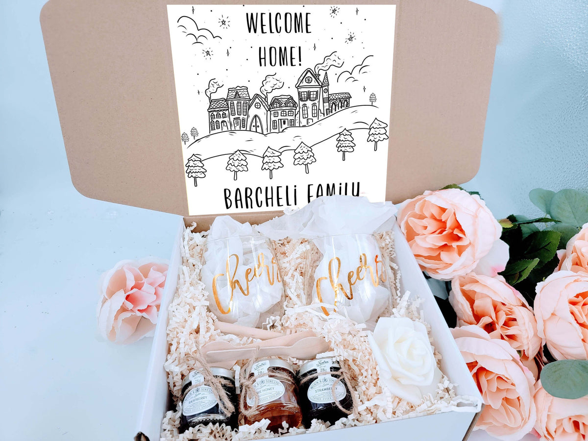 Personalized Housewarming Gift Box – The Perfect New Home Gift for Friends, Clients & Loved Ones. Celebrate Their New Space Today!- HWGB04