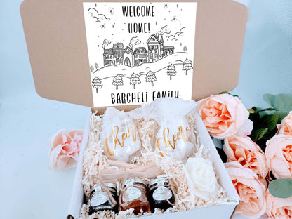 Personalized Housewarming Gift Box – The Perfect New Home Gift for Friends, Clients & Loved Ones. Celebrate Their New Space Today!- HWGB04