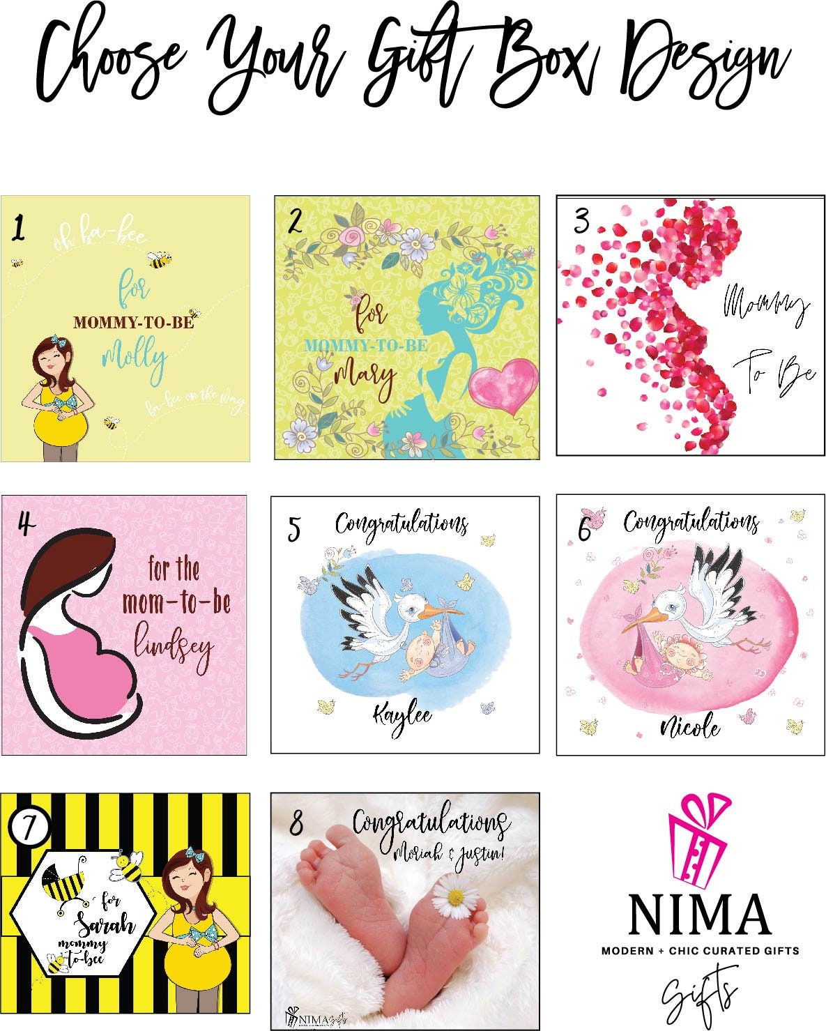 Pregnancy Gift Basket, New Mom Gift Box, Gifts for Expecting New Moms, Postpartum Care Package, Baby Shower Gift, Pregnancy Gifts - MTBGB002
