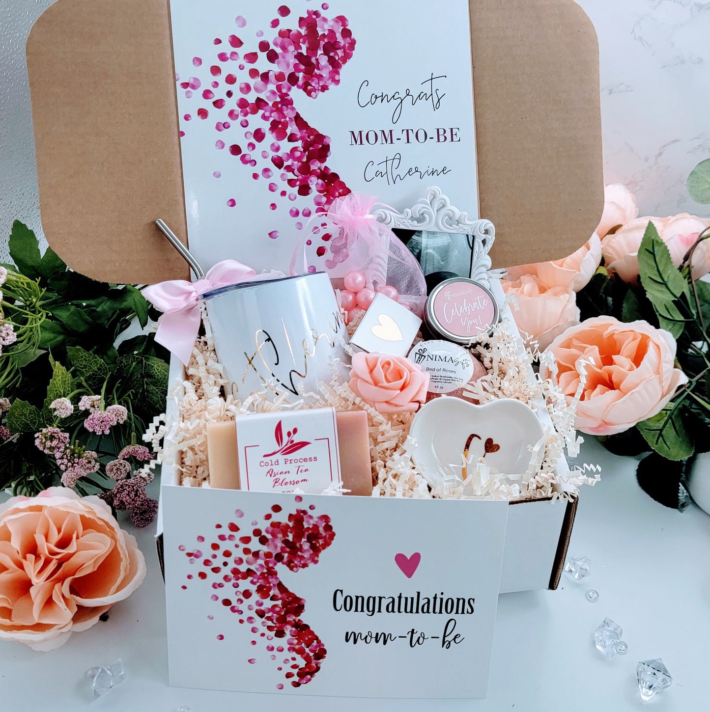gift for her, spa gift basket, personalized gift, gift box for women, gift box, baby shower gift box, Mom To Be Gift, Pregnancy Gift, Expecting Mom Gift, spa gift set, new mom gift basket, gift basket, gift set