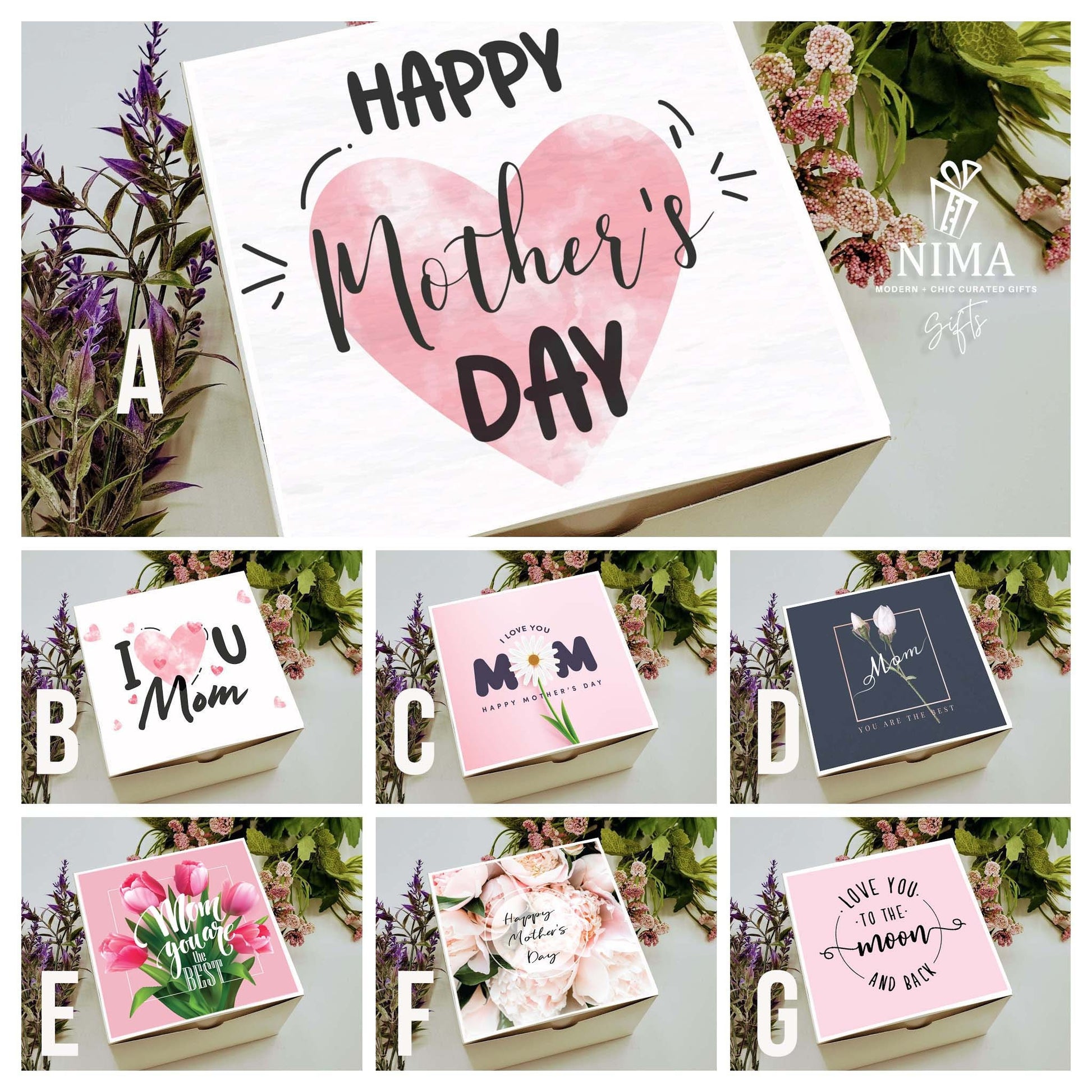 Personalized Mother's Day Spa Gift Box, Self-Care Essentials Gift for Mom