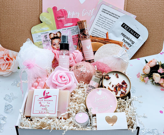 Personalized Spa Best Friend Birthday Gifts Box, Birthday Gift Box for Women, Birthday Gifts For Her, Spa Birthday Basket For Friend, Christmas Gifts, Spa Gift Basket, Birthday Box, Gift Box for Women Birthday.