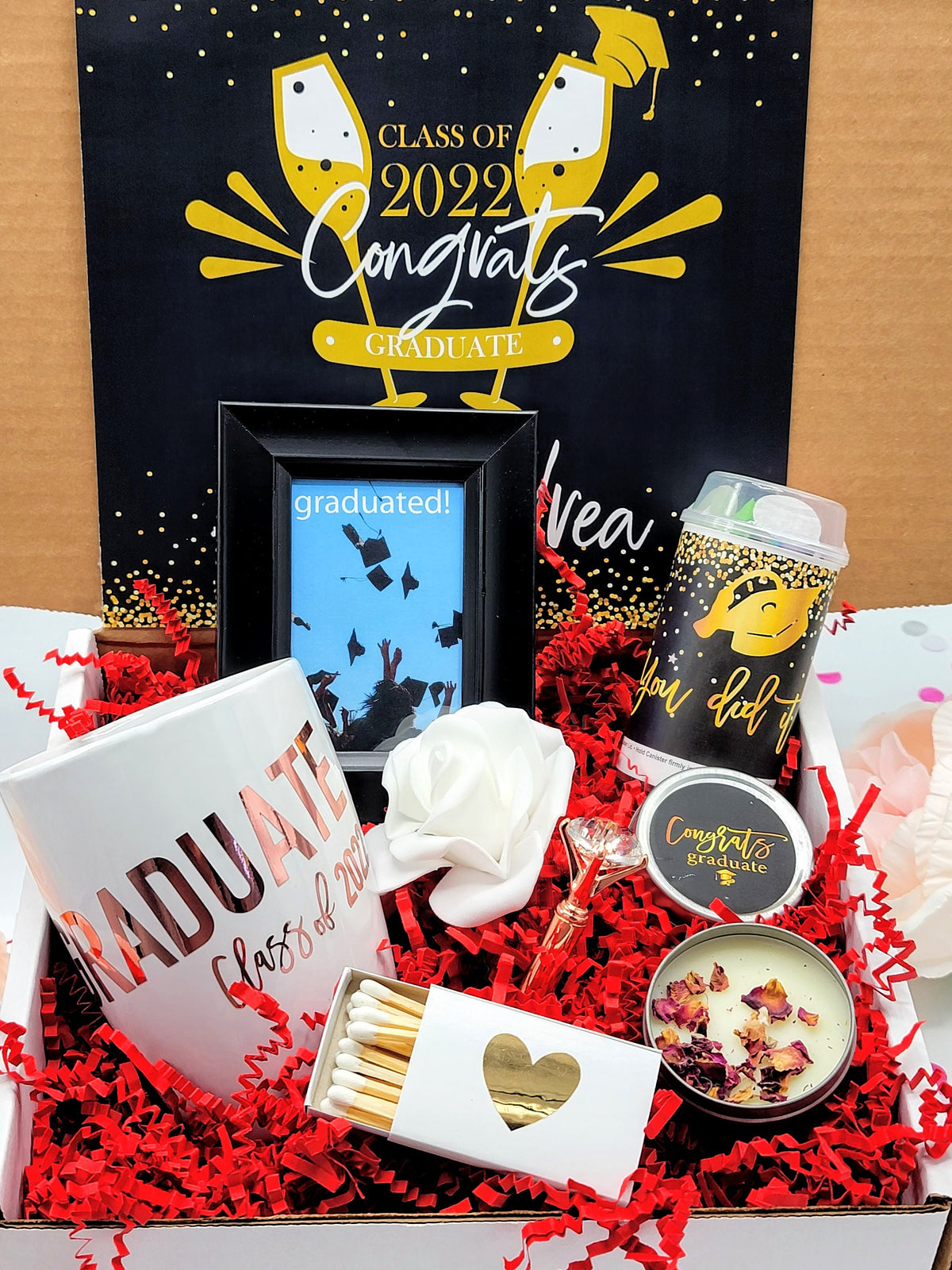 Graduation Gifts for Her Class of 2026, Graduation Gift Box for Her College Graduation or High School Grad Gifts