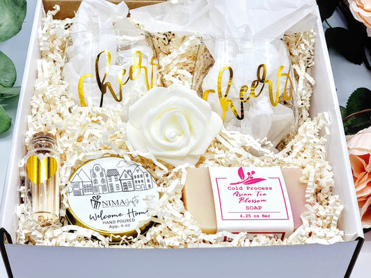 Personalized Housewarming Gift Box – New Home Gift for Couples & Realtor Closing Gift – HWGB05