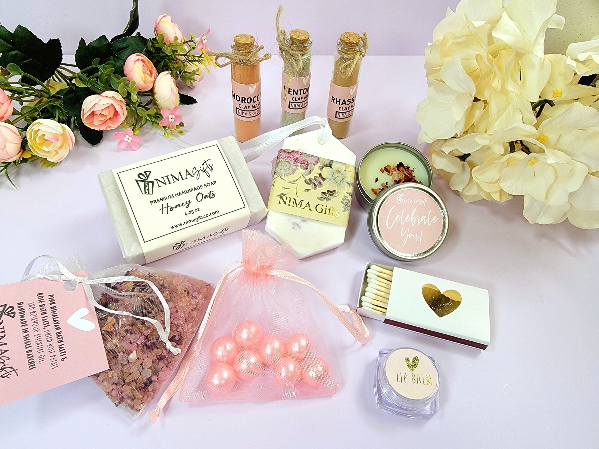 Expecting Mom Gift, Pregnancy Gift Box, Baby Shower Gift, Mom To Be Self Care Gift, Bath Gift Set for New Mom, Gift Basket for Mom - MDGB004