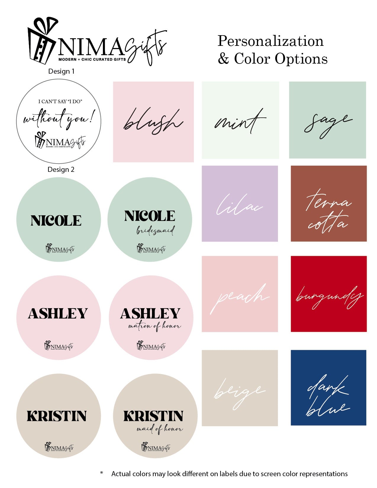 Personalized Bridesmaid Bath Salts Favors (Rose) | Bridal Shower & Wedding Party Gifts (BDGBS01)