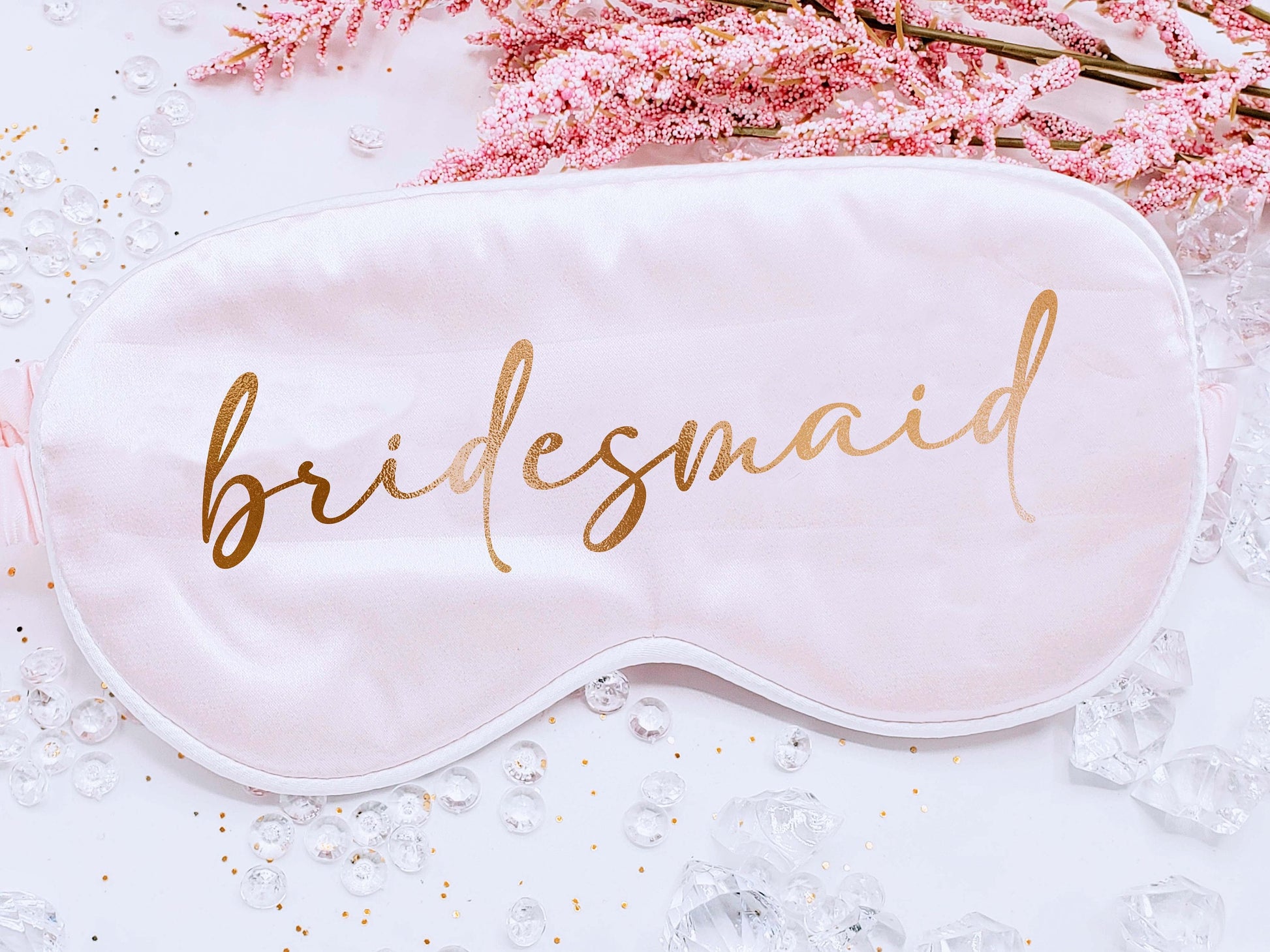 Bridesmaid Party Favor Gift, Personalized Sleep Mask, Maid of Honor Gift, Bridesmaid Proposal Gifts, Bride Gift - BMPG05