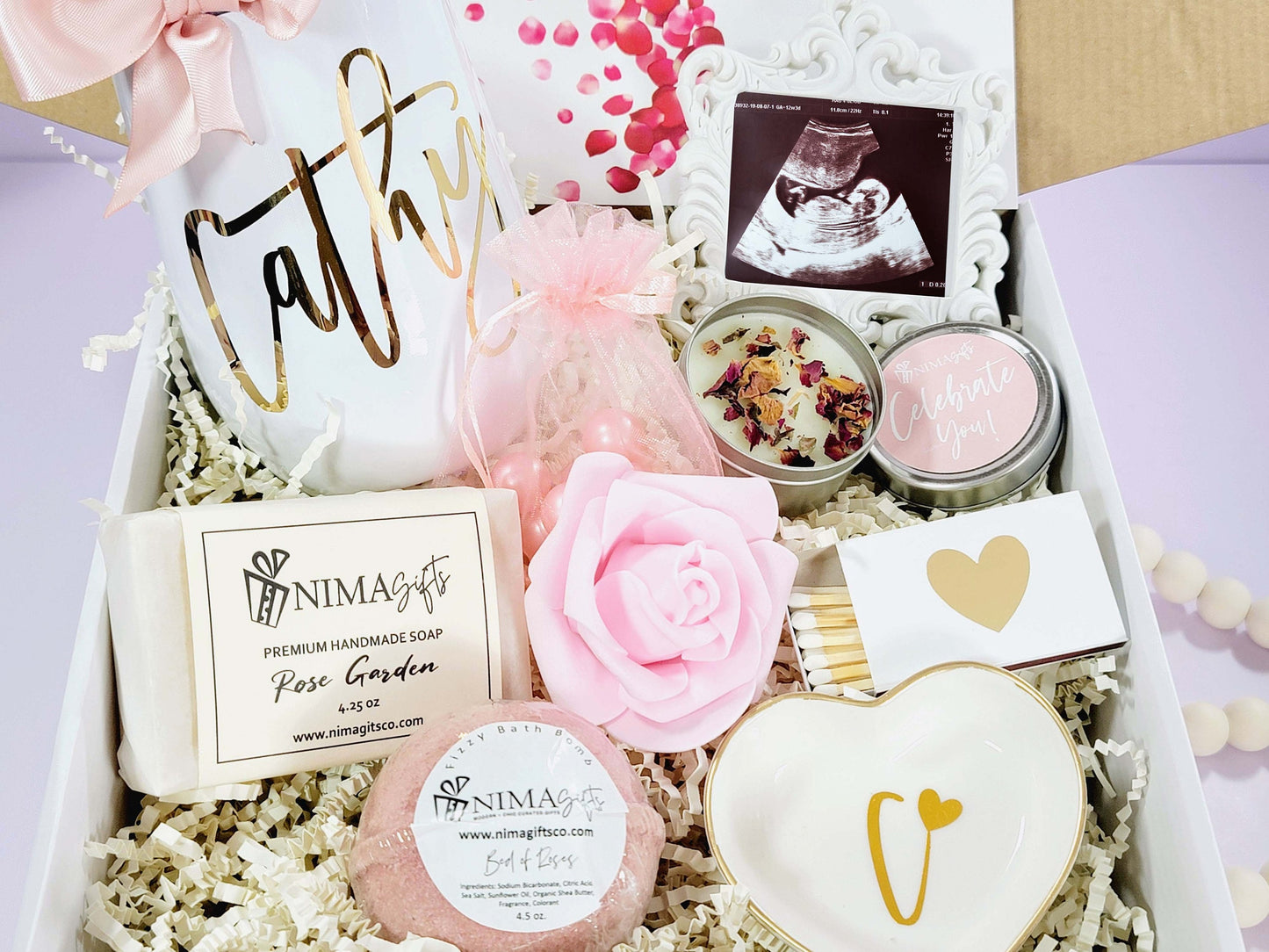 Pregnancy Gift Basket, New Mom Gift Box, Gifts for Expecting New Moms, Postpartum Care Package, Baby Shower Gift, Pregnancy Gifts - MTBGB002