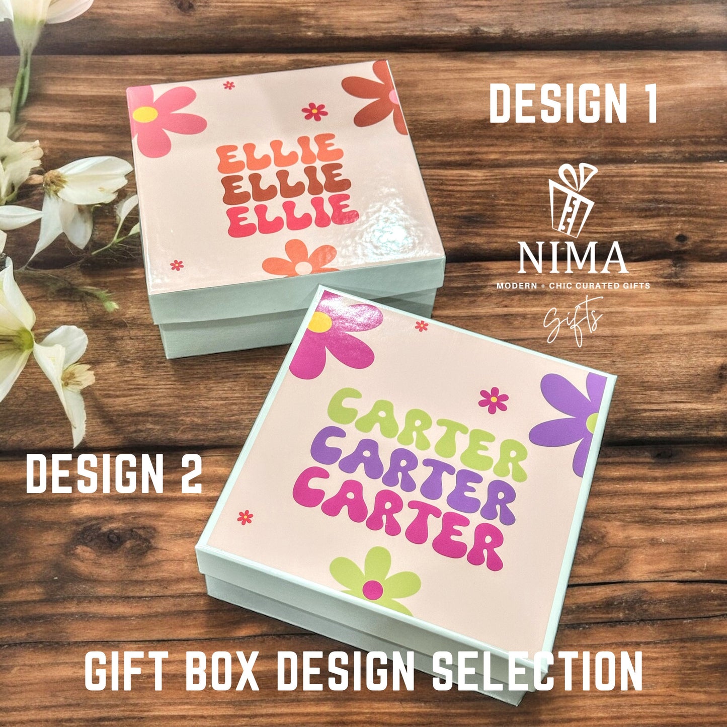 Flower Girl Proposal Box, Retro Flower Girl Gift Set, Flower Girl Sunglasses, Jr Bridesmaid Gift Set, Flower Girl Gift Box-FGGB008