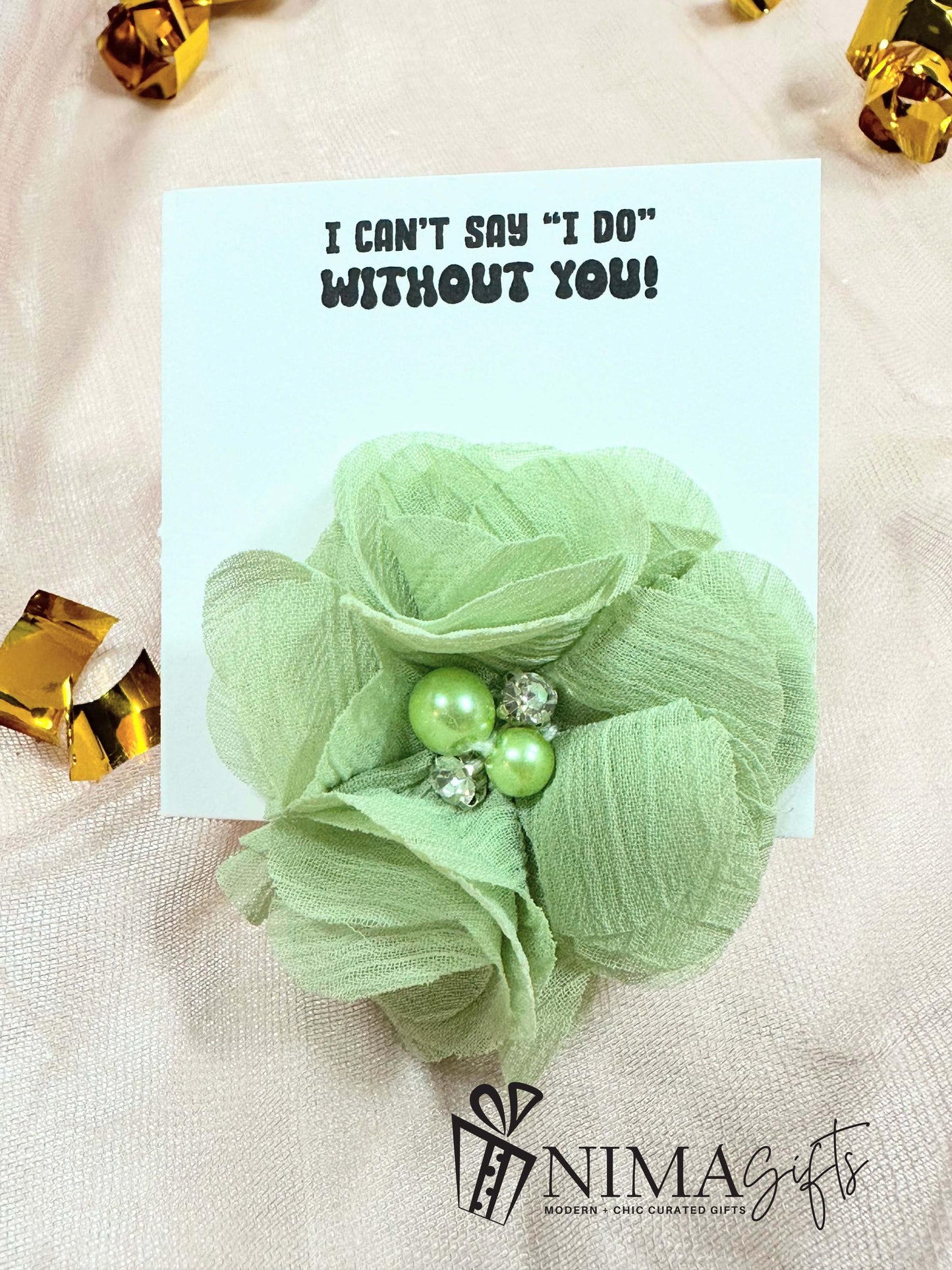Sage Chiffon Flower Hair Clips – Perfect Flower Girl and Birthday Accessories!
Complete your little girl’s magical look with our Chiffon Flower Hair Clips, designed with delicate chiffon petals, sparkling rhinestones, and elegant pearls.