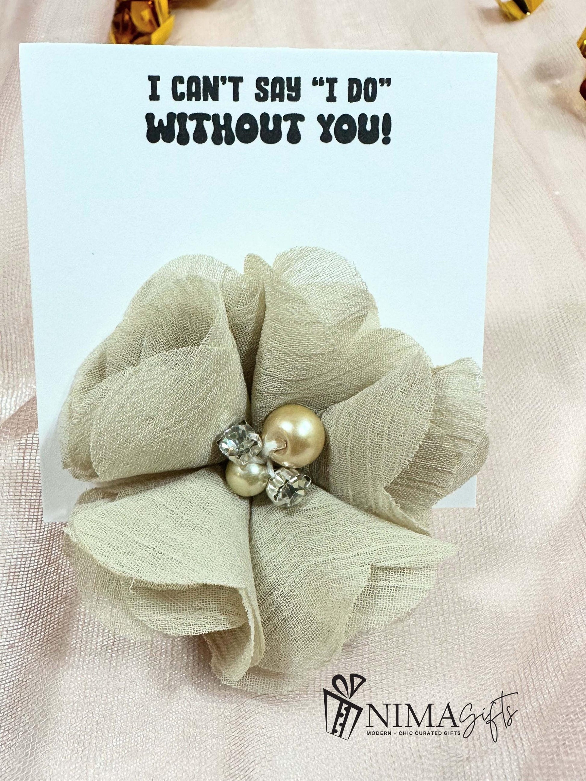 Beige Chiffon Flower Hair Clips – Perfect Flower Girl and Birthday Accessories!
Complete your little girl’s magical look with our Chiffon Flower Hair Clips, designed with delicate chiffon petals, sparkling rhinestones, and elegant pearls.