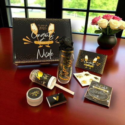Personalized Graduation Gift Box for Her – College, Master’s & High School Grad Gift | Class of 2026 – GGB08