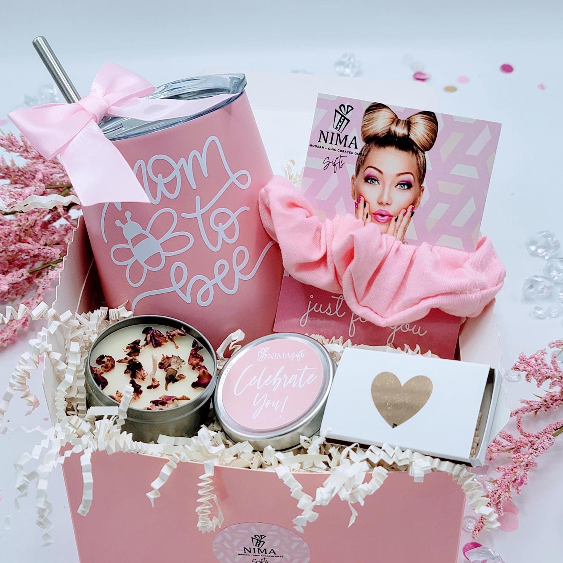 Pregnancy Gift Box, Mom to Be Gift Basket, Expecting Mom Gift Box, Baby Shower Gift, Mom To Be Gift Set, Gift Set for New Mom - MDGB013