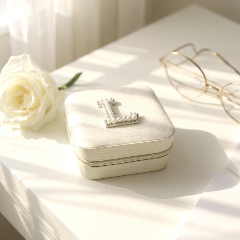 Personalized Travel Jewelry Box, Bridesmaid Gift