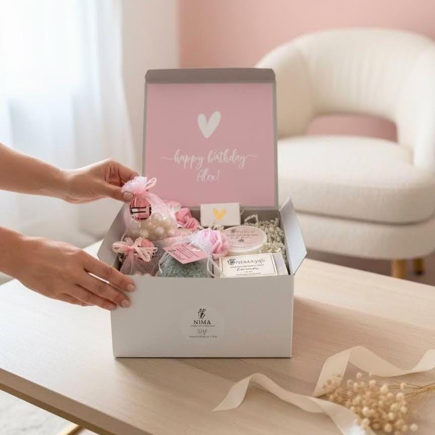 Birthday Gifts for Her, Friend Gift Box, Gifts for Women Birthday, Spa Gift Set, Birthday Gift Box, Personalized Best Friend Gift - MDGB002B