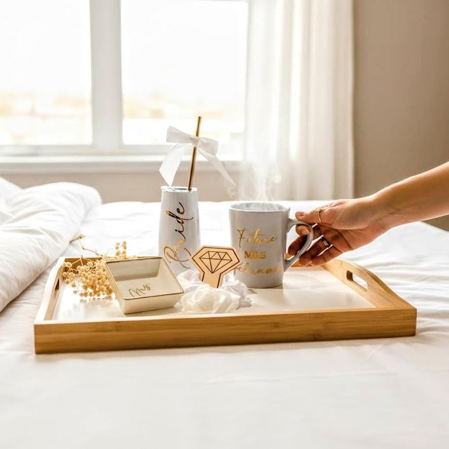 Luxury Personalized Bride Gift Box - Celebrate the Future Mrs with Elegance | BGB005T