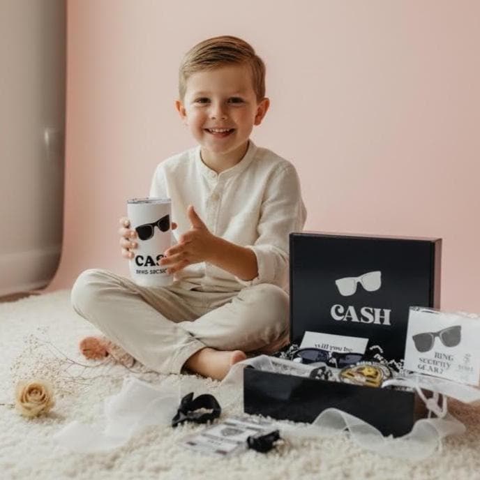 Ring Bearer Proposal Gift Box, Ring Security Gift Set, Personalized Ring Bearer Gifts, Will You Be My Ring Bearer Box