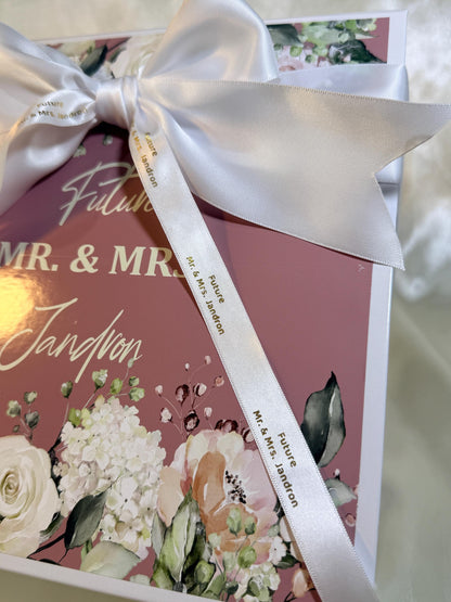 Personalized Engagement Gift Box for Couple | Mr & Mrs Keepsake Gift | NIMA Gifts