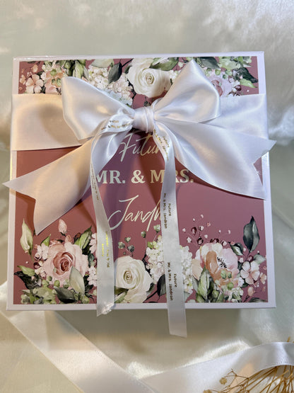 Personalized Engagement Gift Box for Couple | Mr & Mrs Keepsake Gift | NIMA Gifts