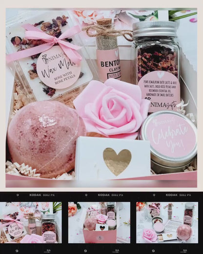 Birthday Gifts For Her, Birthday Box Personalized Spa Gift Set For Women, Women Gift Box, BFF Best Friend Gift, Pamper Gift-SBGB018