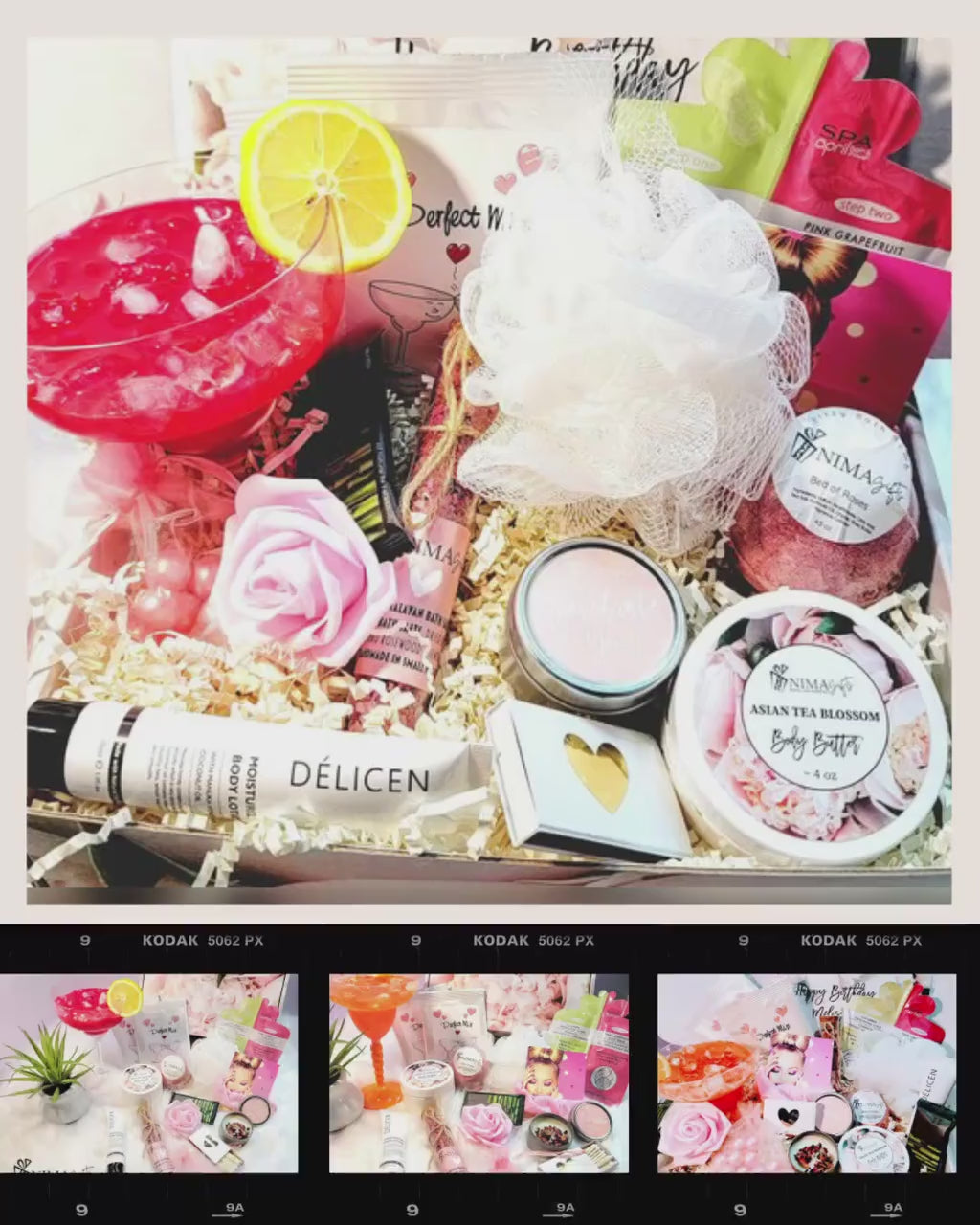 Personalized Margarita Gift Box – Spa & Cocktail Lover Gift Set