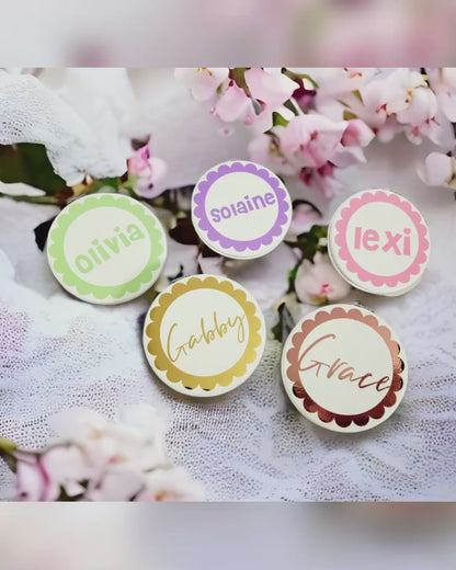Personalized Flower Girl Compact Mirror | Junior Bridesmaid Proposal Mirror Gift - FGCM02