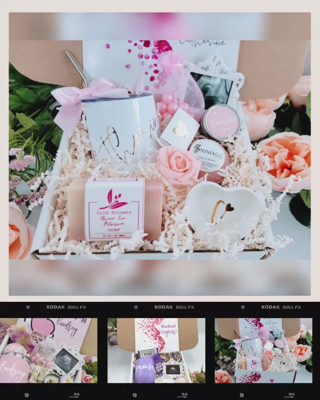 Expecting Mom Pregnancy Gift Box, Baby Shower Gift, Mom To Be Gift Set, New Mom, Spa Gift Basket for Mom To Be - MTGB02-01