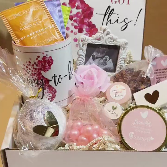 Pregnancy Gift Box, Mommy To Be, Spa & Tea Gift Set