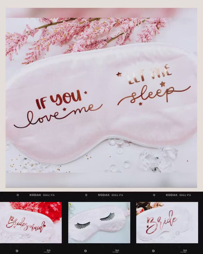 Tired as A Mother Sleep Mask, Personalized Sleep Masks, Custom Silky Satin Mask, Mom Gift - BMPG07